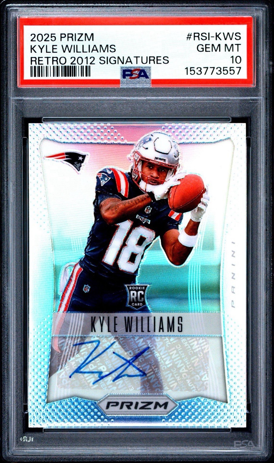 Kyle Williams Panini Prizm Retro 2012 Signatures #RSIKWS Base