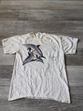 Vintage 90s Guy Harvey Hawaii Florida T shirt Size Medium Made in USA Sea Theme