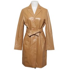 Virmani, Ledermantel, Damen, Größe: 40, Beige, Leder #PlQ