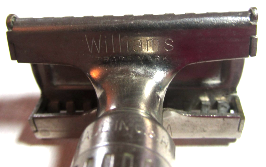 VTG 1930s Williams Split Handle De Safety Razor Pinch Bottom Open