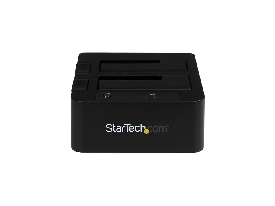 StarTech.com SDOCK2U33EB Plastic 2.5" & 3.5" Black SATA III USB 3.0 & eSATA - Image 2 of 4