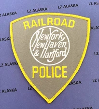 NEW YORK, NEW HAVEN & HARTFORD RAILROAD POLICE PATCH (RR-1)