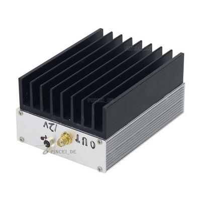   Wideband RF Amplifier Short Wave Amplifier 1MHz-130MHz 6W 43dB #tk