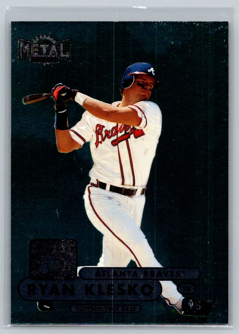 1998 Metal Universe Baseball #143 Ryan Klesko - VG - Atlanta Braves