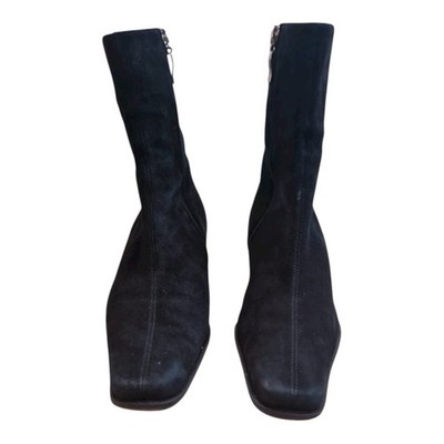 Unbekannt gr 37 Damen Boots Stiefel Stiefeletten Sehr Gut Z68