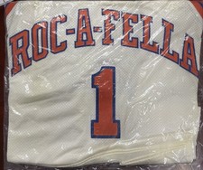 Jay Z ROC-A-FELLA Mitchell  Ness Retirement Jersey FACTORY SEALED ORIGINAL