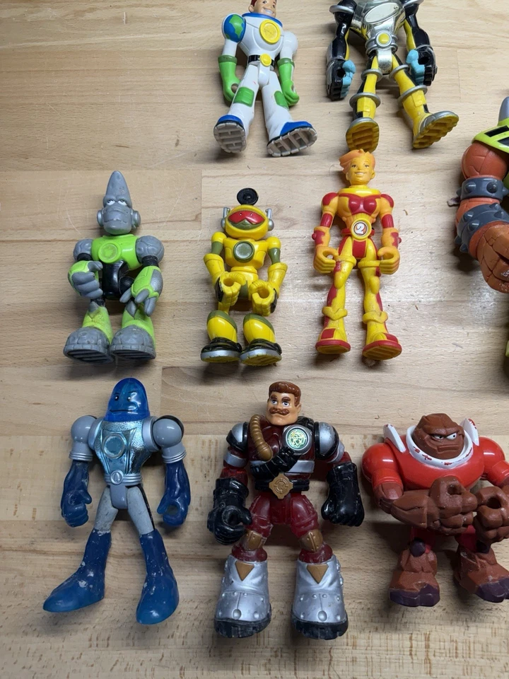 Lote de figuras usadas Planet Heroes Space Fisher Price Mattel Foto 3 de 4