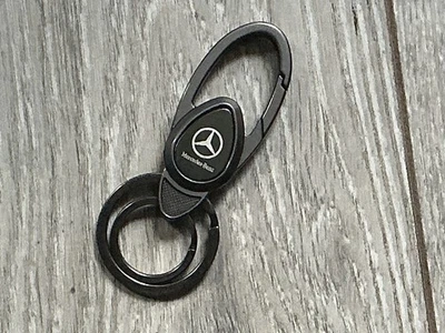 Mercedes Benz KEYRING GUN METAL MERCEDES-BENZ B/C/E/S Class Styling