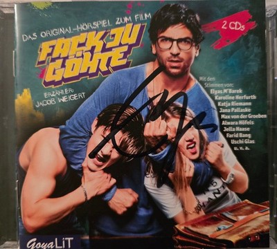 ELYAS M'BAREK signed  Autogramm In Person FACK JU GÖHTE ORIGINAL HÖRSPIEL CD