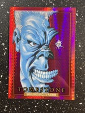 Tombstone 2024 Marvel Masterpieces 92 Platinum #99 Red Prism /492