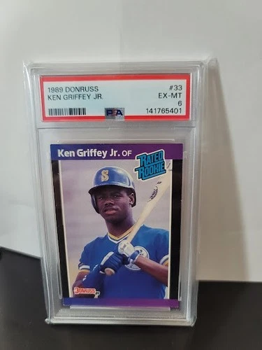 1989 Donruss Ken Griffey JR. #33 (RC) - PSA 6