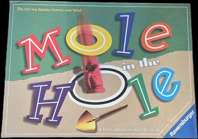 Vintage 1995 Ravensburger Mole in the Hole Board Game Near Mint , 100% Complete