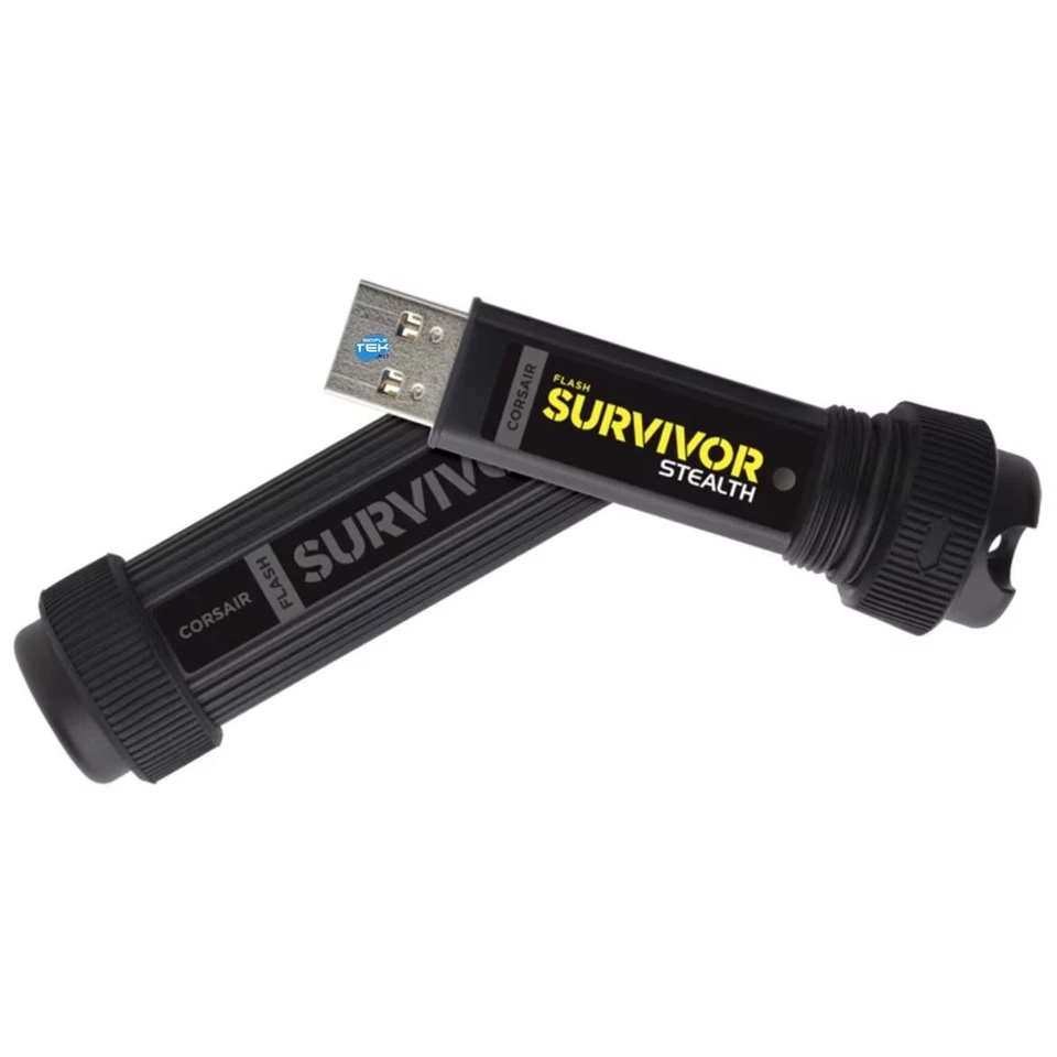 Corsair Survivor Stealh 64GB USB Memory Stick Pendrive USB 3.0 Rugged Waterproof - Image 3 of 4