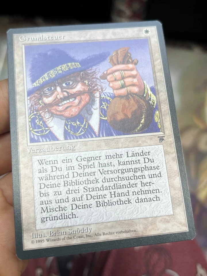 German FBB • Land Tax • Legends/ Renaissance • Pack Fresh • MTG (1840) - Image 2 of 4