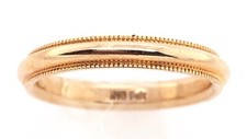 14 Karat Yellow Gold Wedding Band/Wedding Ring 101-1256
