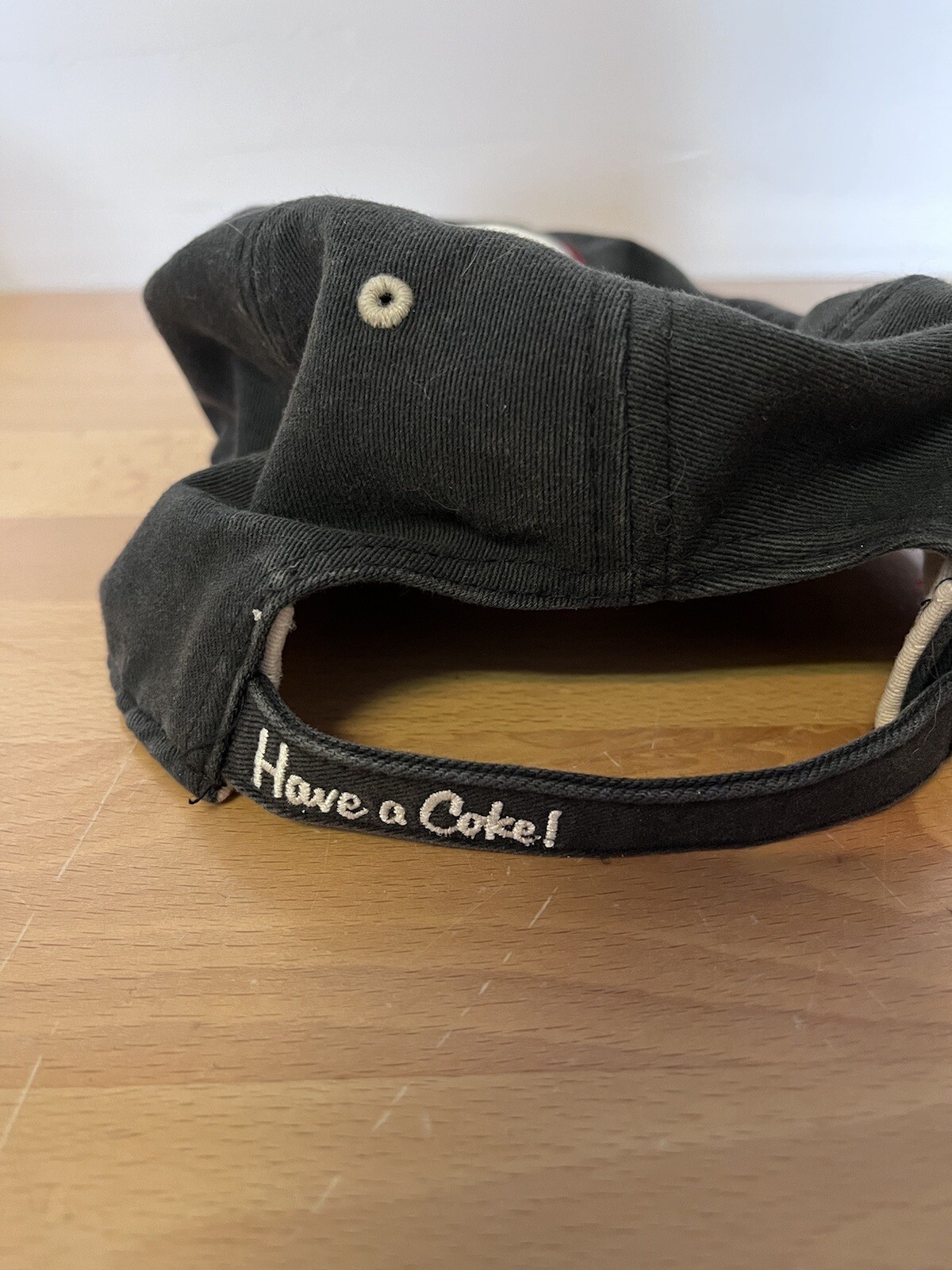 Authentic Coca Cola Hat Strap Back Adjustable Bla… - image 4