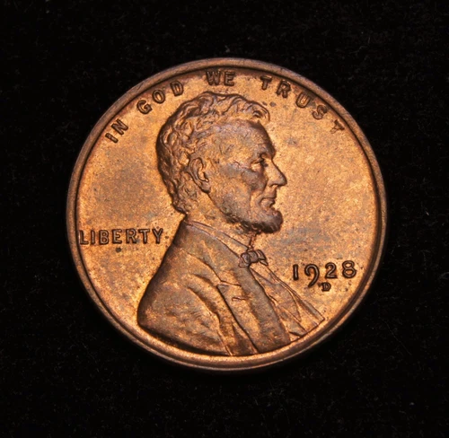 1928-D Lincoln Wheat Cent  BU