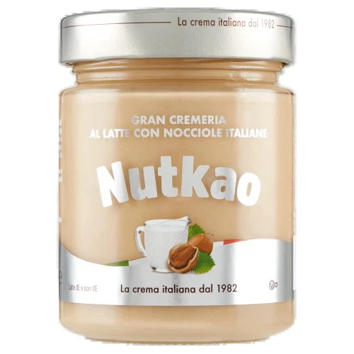 Nutkao Crema Spalmabile Latte Con Nocciole 350gr