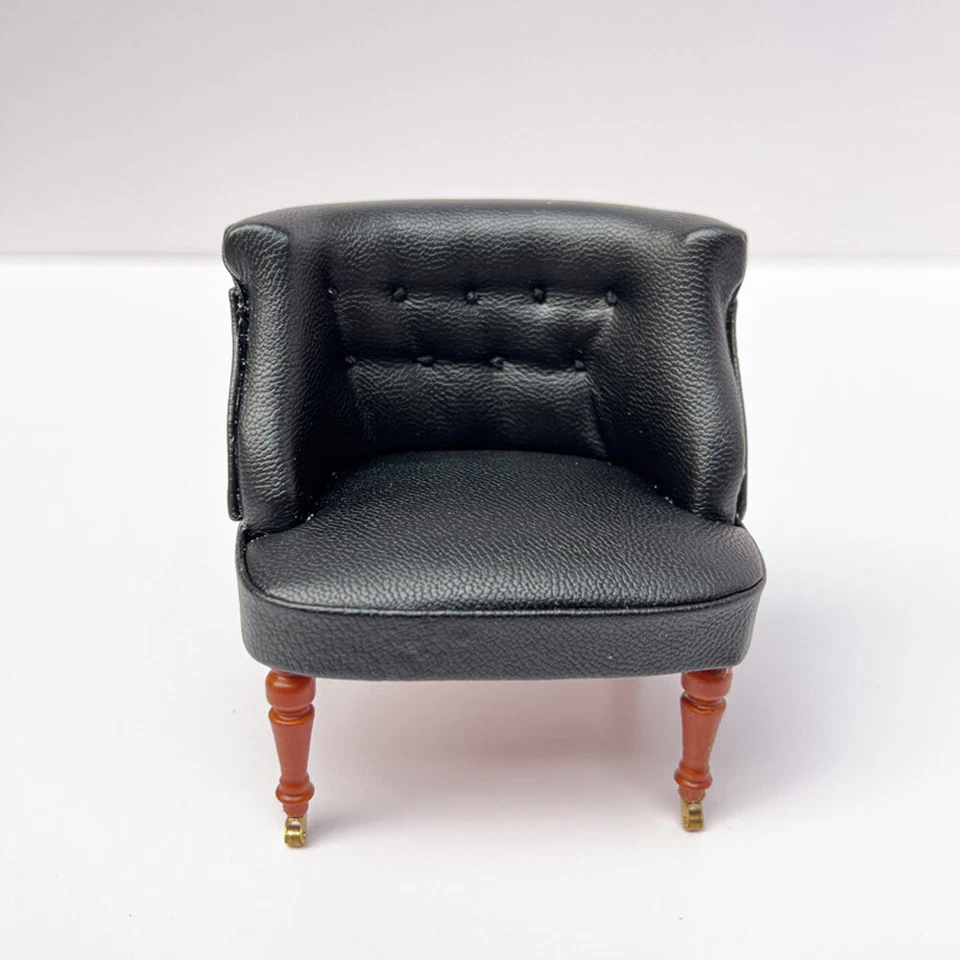 Living Room 1:12 Single Sofa Armchair Couch Furniture Dollhouse Miniature - Image 4 of 4