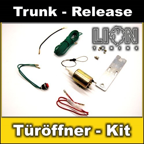 Trunk release Zugmotor Stellmotor Heckklappe Entriegelung Öffner ShaveDoor-Kit 3