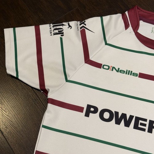 2015-16 London Irish Rugby Jersey Mens Size M White Rare O’Neills Flaws Read - Picture 4 of 13