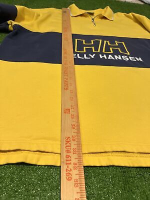 VTG HELLY HANSEN Colorblock 1/4 Zip Pullover Size 2XL Wu VTG HELLY HANSEN Colorblock 1/4 Zip Pullover Size 2XL Wu