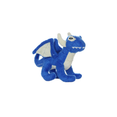Mighty Junior Dragon Blue Tuff Dog Toy for Small Medium Dogs by