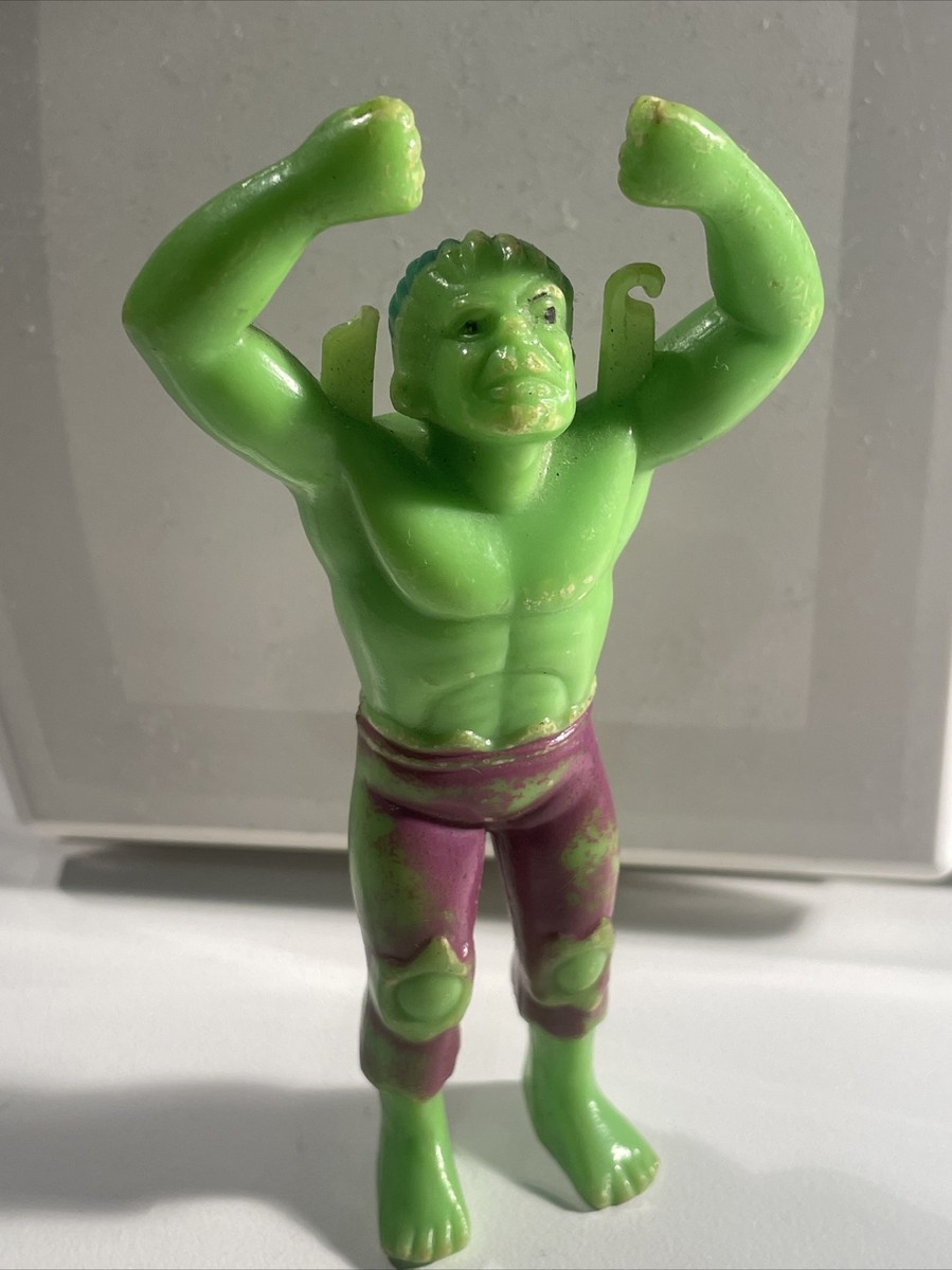 vintage 1970's Marvel Incredible Hulk parachute figure #6752 RARE