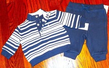 POLO RALPH LAUREN AUTHENTIC BABY BOYS BRAND NEW ORIGINAL 2Pc SET Size 3M, NWT