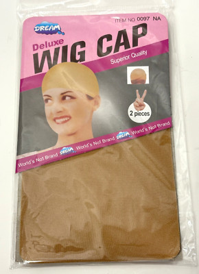 DREAM Deluxe Wig Cap 2 pc Item Number 0097 NA Natural Beige One Size Fits All