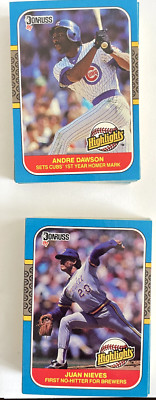 1987 Donruss Baseball Highlights - Pick Your Card - Ships Free