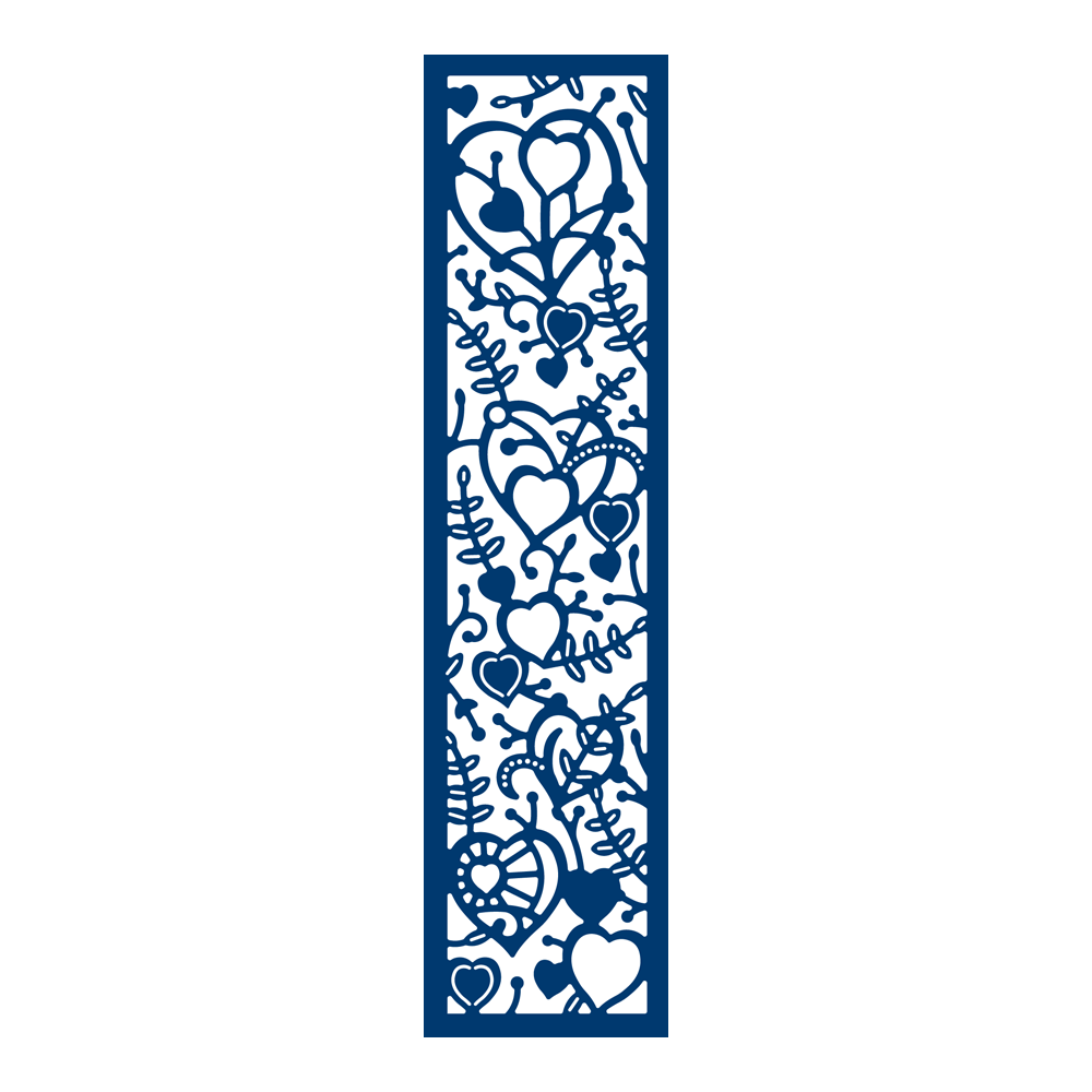NEW Tattered Lace HEARTS AND LEAVES PANEL Die - D772 - FREE UK P&P