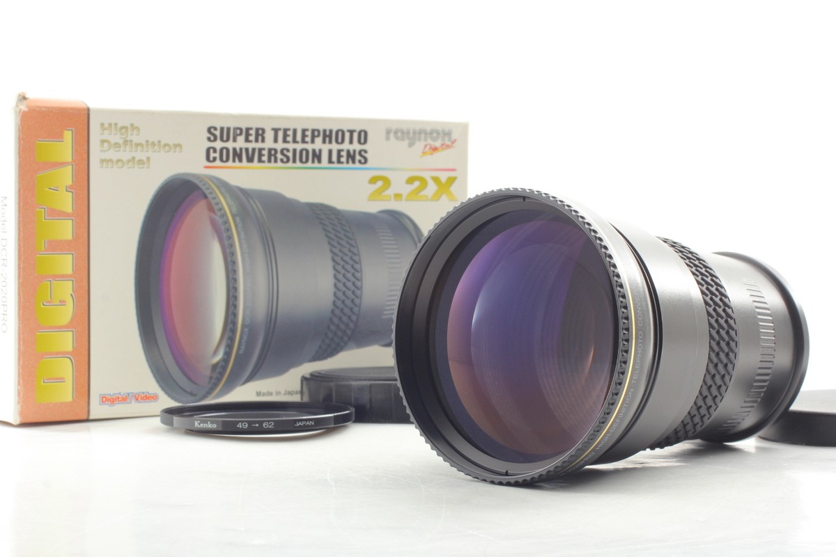 Top MINT] Raynox DCR-2020PRO HD Telephoto Conversion Lens