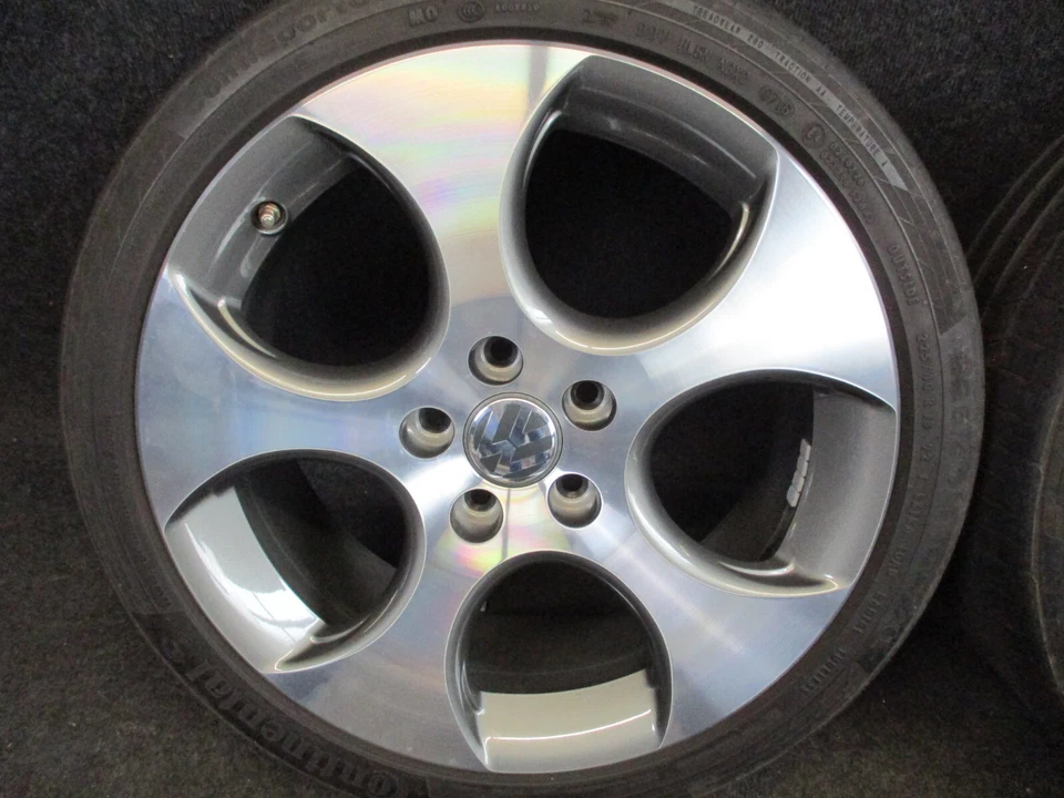 ORIGINAL 18" Alufelgen Sommerreifen 225 40 VW Golf 5 GTI 7,5x18 ET51 1K0601025AM - Bild 3 von 4