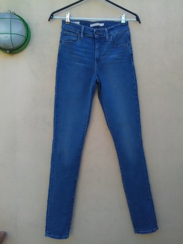 Levi's Premium 721 High Rise Skinny E grande W26 L30 LEvis jeans donna  D1267 | eBay