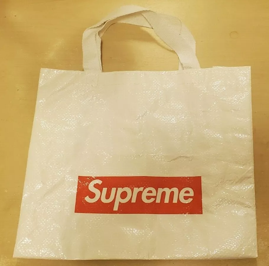 Supreme Plastic Tote Bag Never used