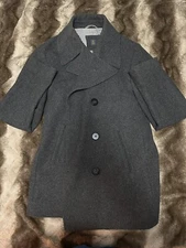 Men’s Grey Peacoat