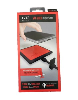 Tylt Vu Solo Qi Wireless Charger Red