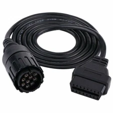 10 Pin to 16 Pin OBD2 Cable Diagnostic Scanner Adapter Cable for BMW Motorcycles