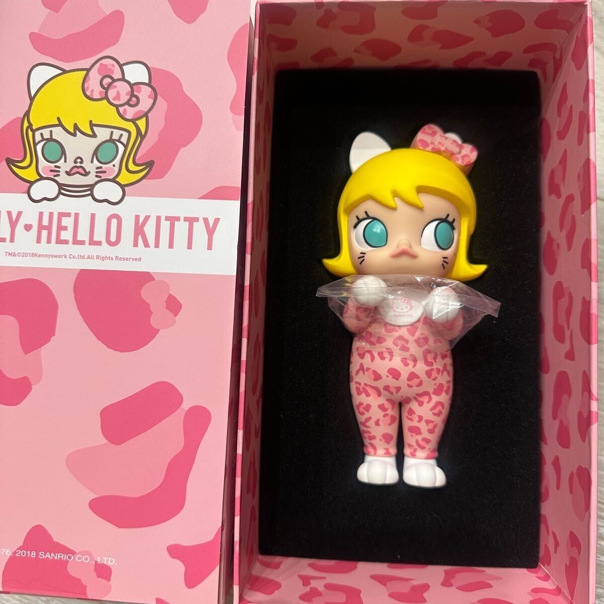 Hello Kitty POP MART Molly collaboration soft vinyl figure Hello Kitty POP MART Molly collaboration soft vinyl figure