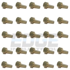  25 Pack 3/8 HOSE BARB X 3/8 FEMALE NPT Brass Pipe Fitting Gas Fuel Water Air