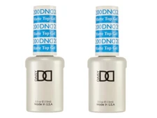 DND Soak Off Gel | MATTE Top Coat No Wipe 0.5 oz #200 (Pack of 2)