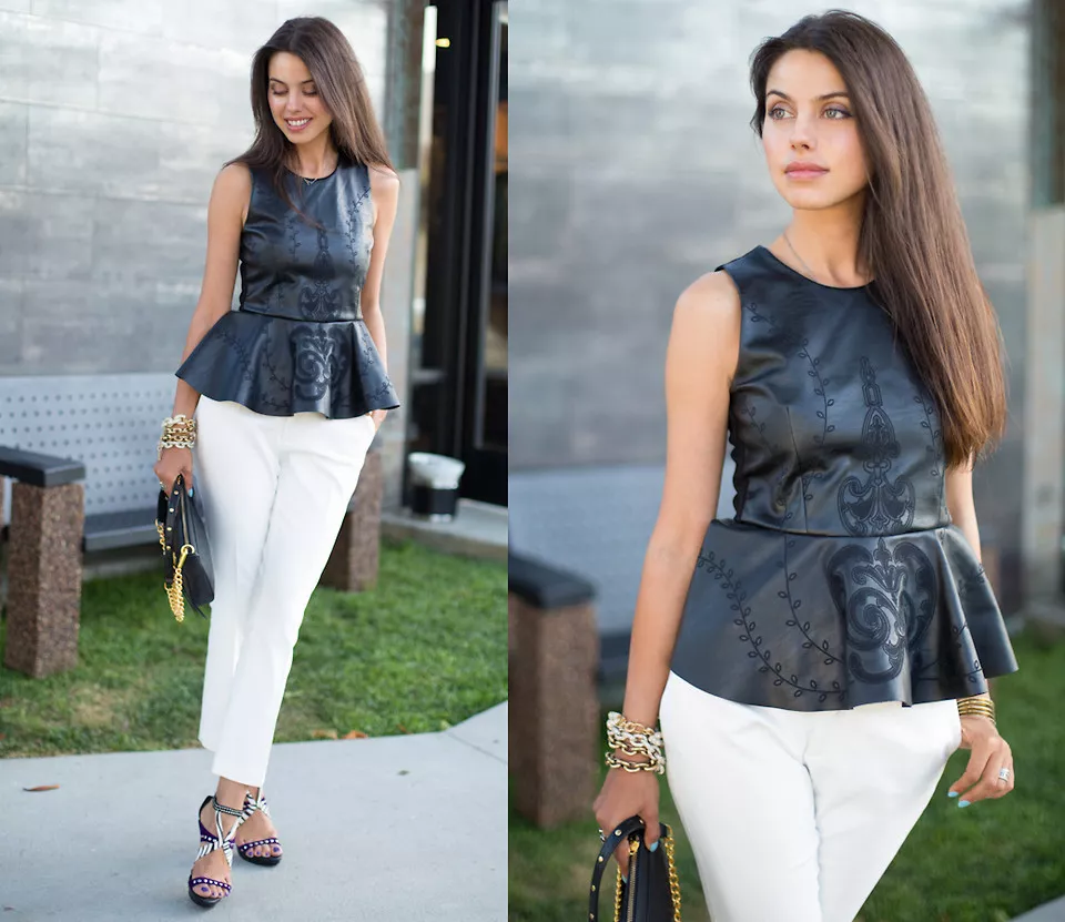 Zara sales peplum shirt