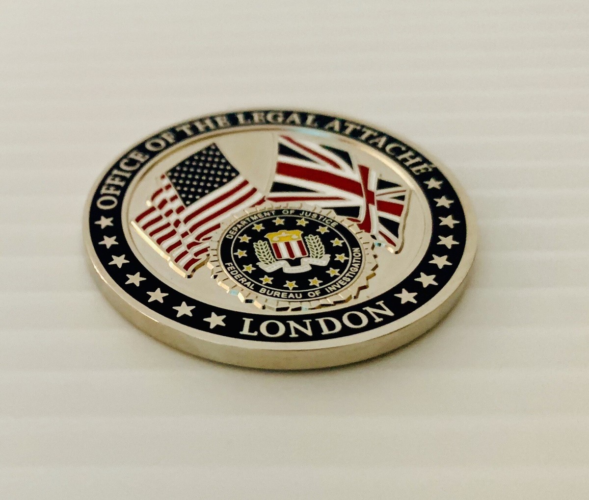 Security Challenge Coin FBI Challenge Coin — Federal Bureau Of  Investigation Collectible Coin With Display Case Fbi Patxh