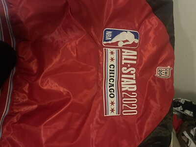 2020 NBA ALL-STAR CHICAGO STARTER Jacket - Rare Color Way-As Seen 