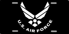 United States Air Force Military Logo License Plate 12"x6" ALUMINUM MADE IN USA