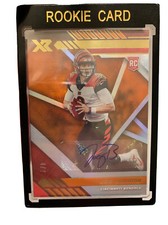 2020 Panini XR #101 Joe Burrow RC Auto Orange #4/7