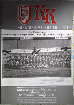 Kuratoriums-Kurier Erinnerung Flieger-Ersatz-Abteilung 10 Böblingen im Juli 1915