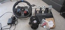 Logitech G29 Steering Wheel, Pedals With Load cell brake, Shifter + Accessories