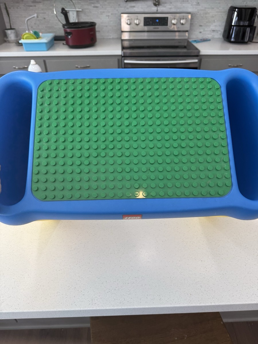 Vintage 1998 LEGO Duplo Lap Building Table Travel Side Storage